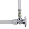 Apollo 1/2 in. Chrome-Plated Brass PEX-A Expansion Barb x 1/4 in. Compression Quarter-Turn Angle Stop Valve EPXVA1214C - alternate 6